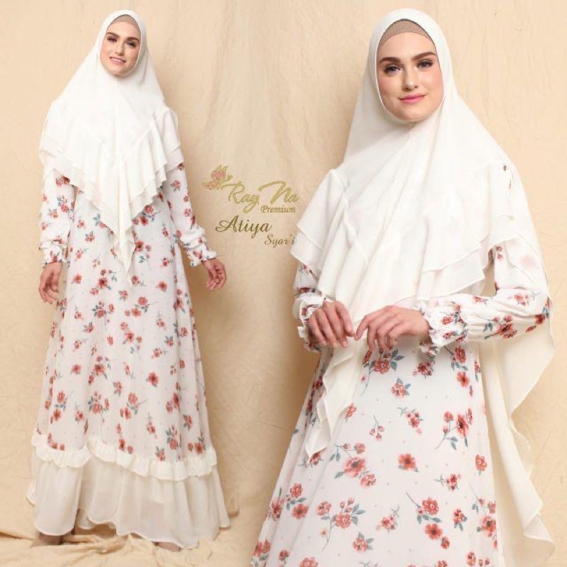 Atiya syari original by rayna premium terbaru