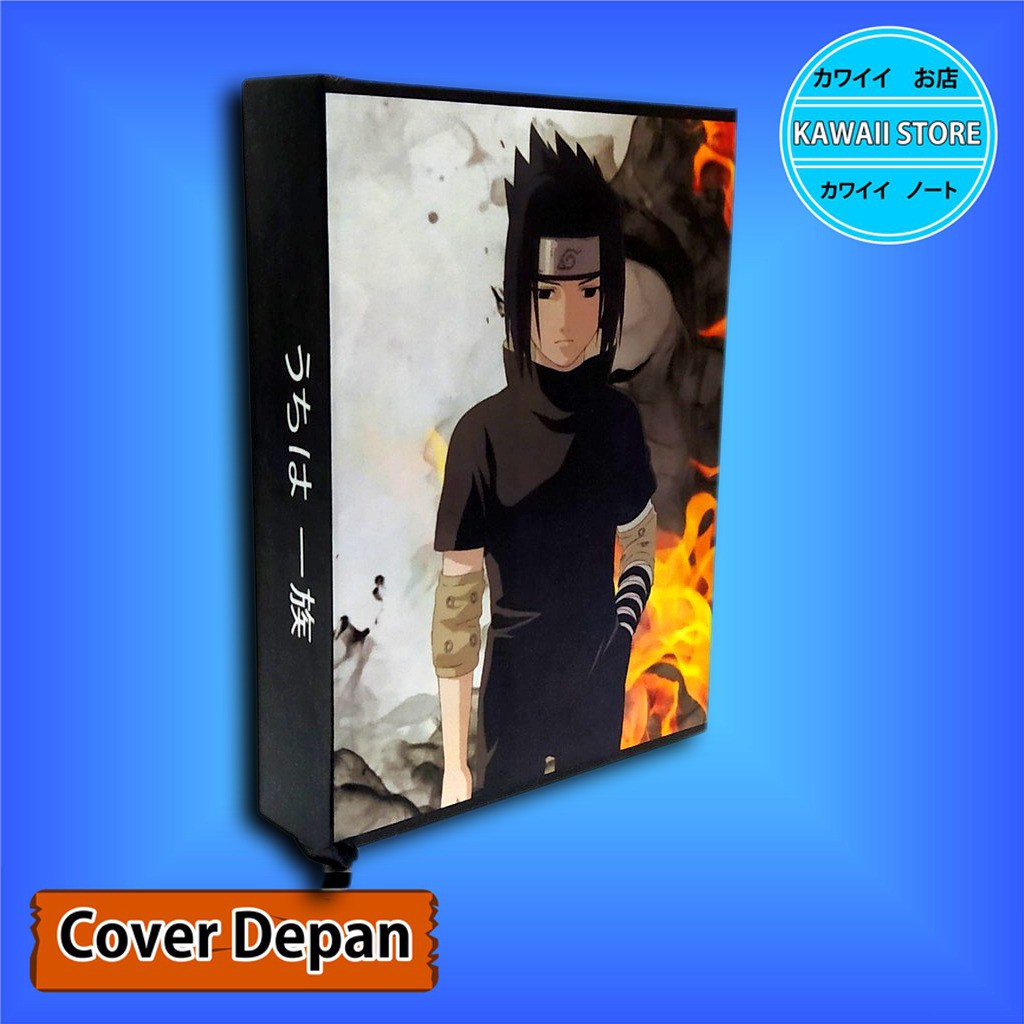 

Notebook / Pocket book Hard Cover Anime Naruto SASUKE UCHIHA uk A5 & A6 / Notes Book