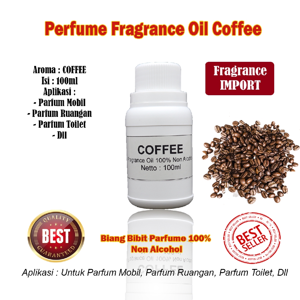 Bibit Biang Parfum Aroma Kopi isi 100ml / Parfum Coffee / Pengharum Cofe Asli Original