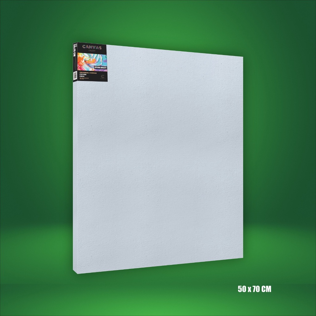 

KANVAS LUKIS 50X70 CM / WHITE CANVAS 50X70 CM / STRETCHED CANVAS - HIGH QUALITY (BIG WOOD)