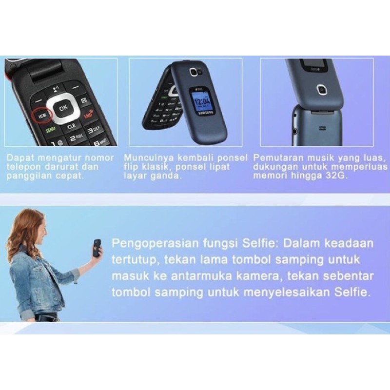 Handphone SAMSUNG B311V DUAL SIM TERBARU-3