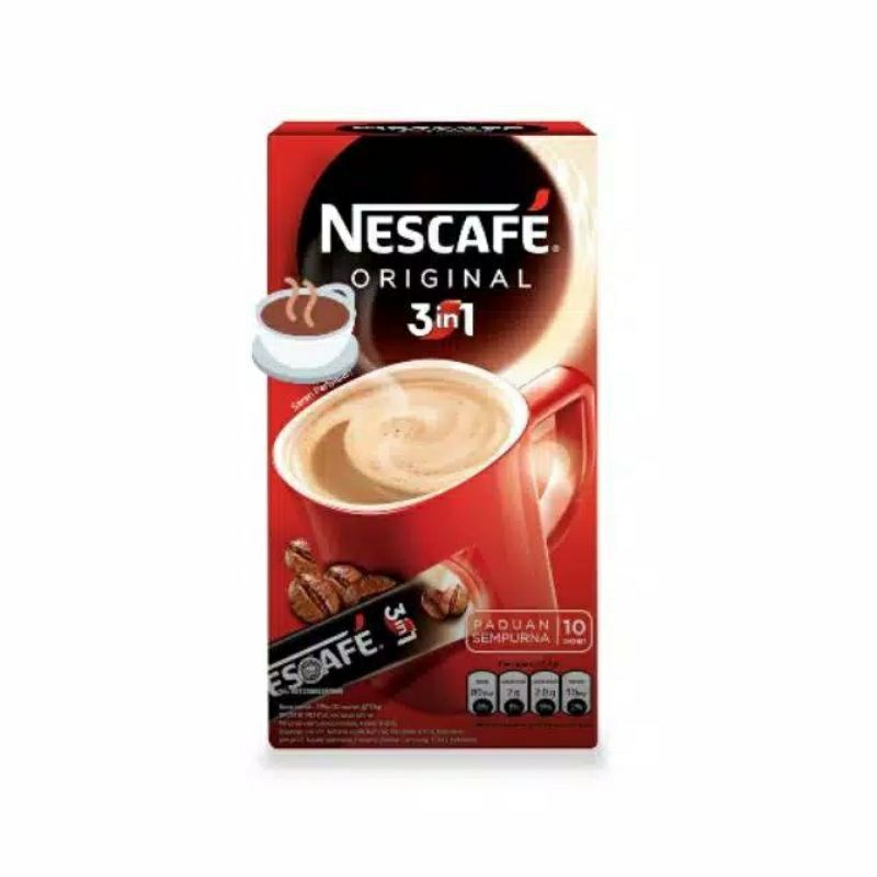 Jual Nescafe 3 In 1 Box Isi 10 Sachet Indonesia|Shopee Indonesia