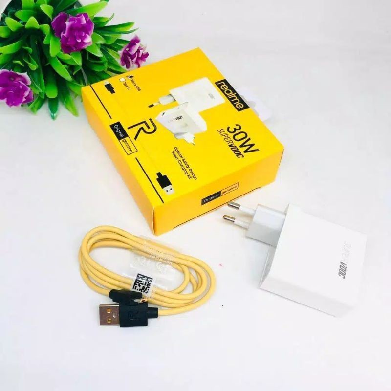 TRAVEL CHARGER REALME 30W USB MICRO SUPERVOOC CHARGER CASAN REALME 30W FOR ANDROID SUPERVOOC