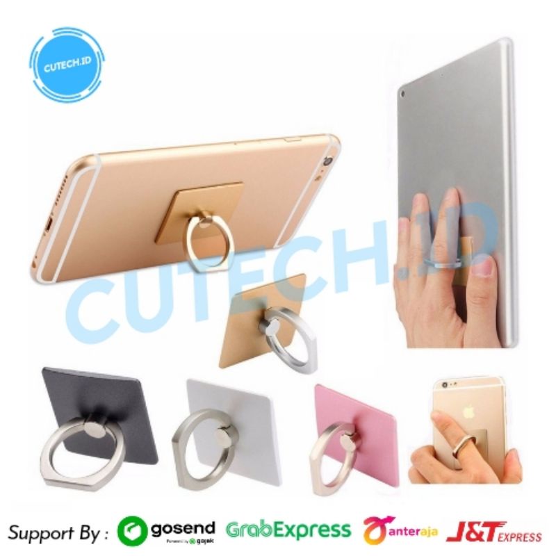 RING STAND HOLDER POLOS IRING CINCIN HP HOOK RINGSTAND PENYANGGA HP