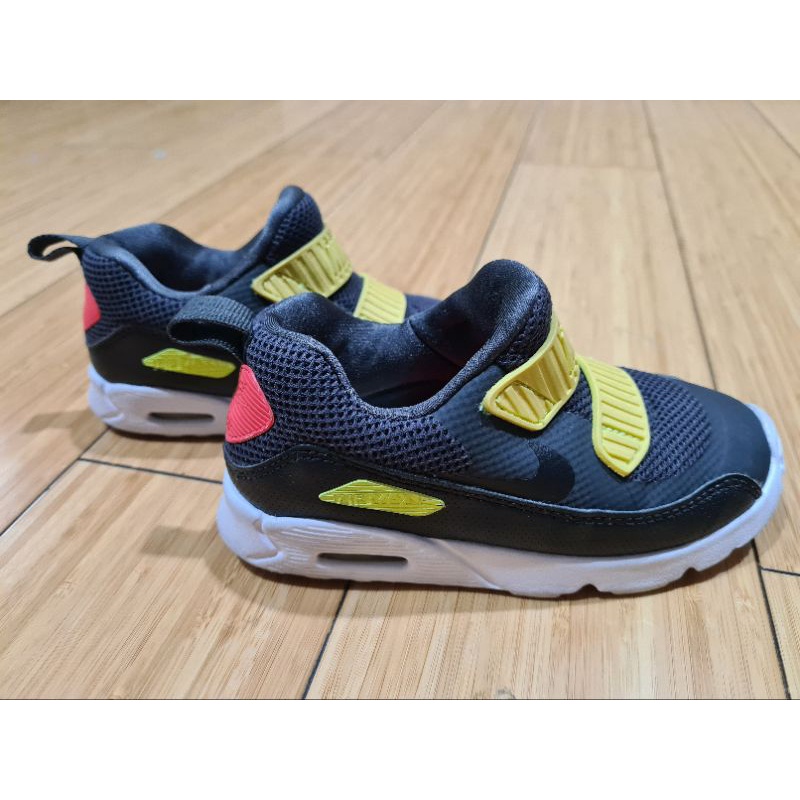 Nike Air Max Tiny 90 Preloved ORI boys kids shoes sepatu anak laki laki hitam sekolah & celana mothe
