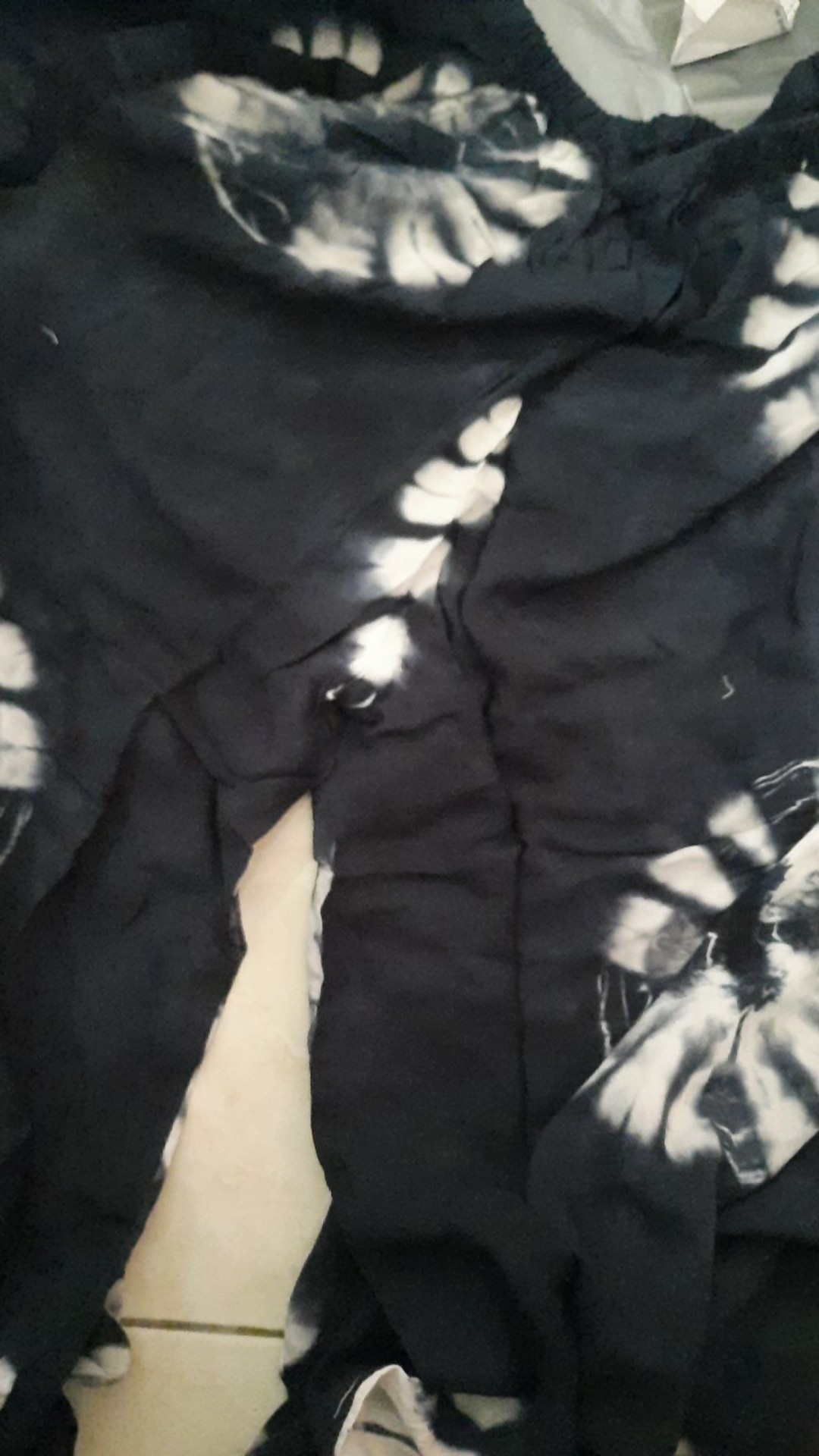 Celana Tie Dye Jumputan Hitam Kulot Rayon Shibori Cantik Rayon Kekiniah Hits Gaul