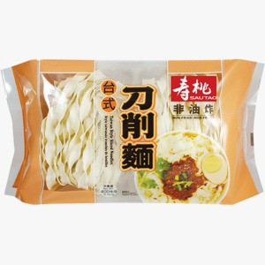 SAU TAO Taiwan Style Sliced Noodles 400gr SSF (267) Mie Lebar Keriting Sautao Mi Taiwan