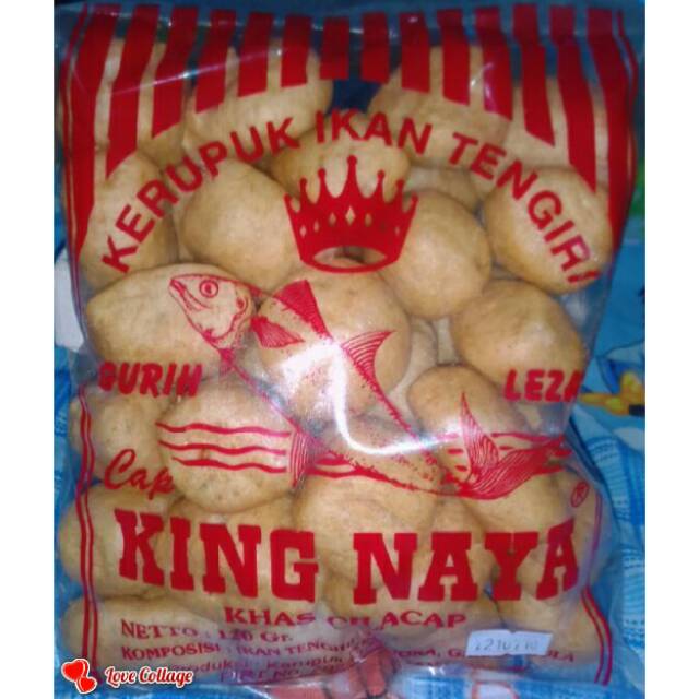 

Kerupuk ikan tenggiri.