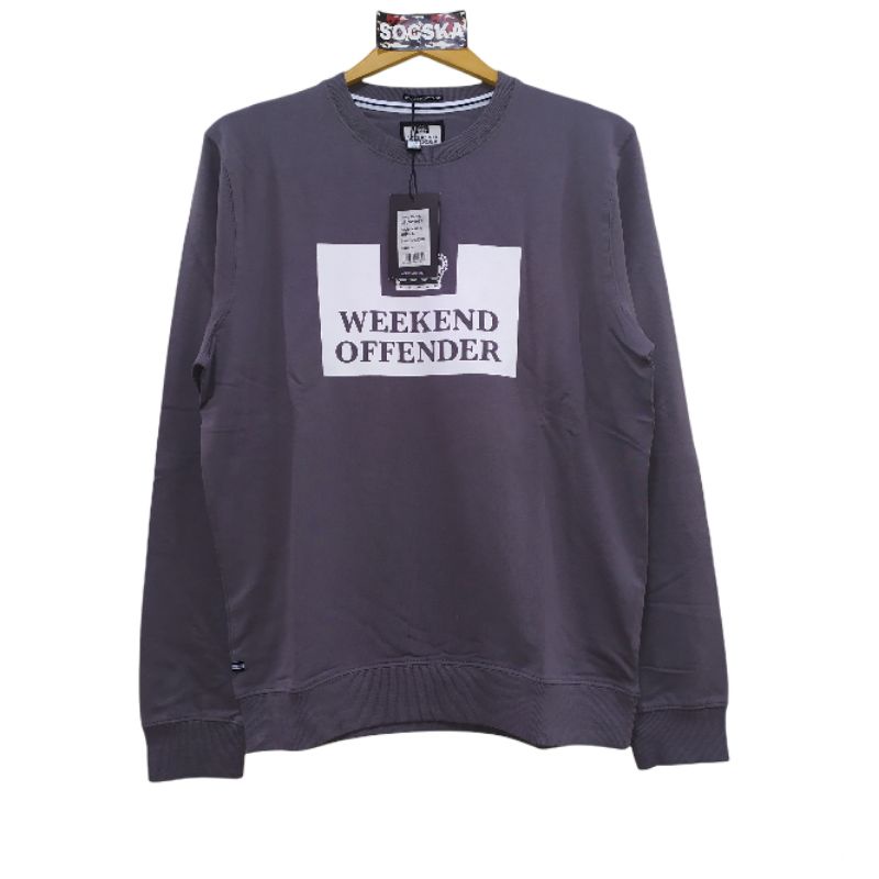 weekend offender sweater crewneck original lyle scott ellesse marshall artist peaceful hooligan