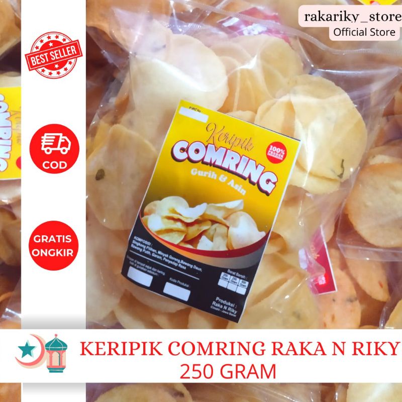 

[250 GR] KERIPIK COMRING RAKA N RIKY ASIN