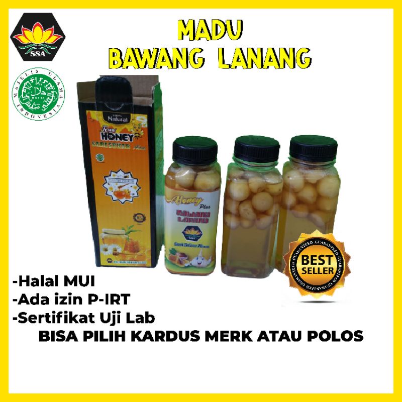 PROMO Madu bawang lanang / bawang tunggal 350 gram free dus box