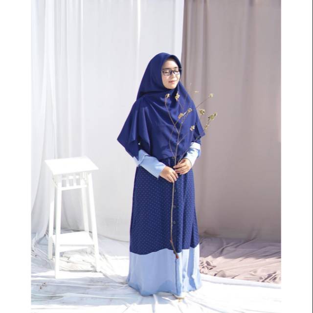 AL NEW LYLIDOTS By Hijab Alila GAMIS POLKADOT SERIES lebaran 2019