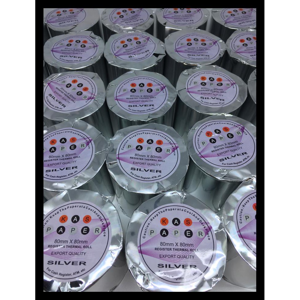 

Kertas Thermal Paper Roll Kaspaper 80 X 80 Bermutu