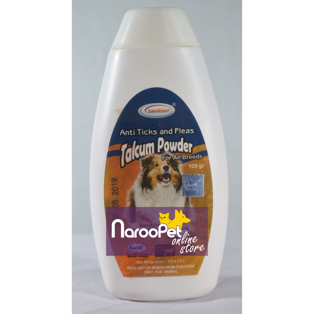 Jual Bedak Anjing Raid All Dog Talcum Powder Anti Ticks Fleas Indonesia Shopee Indonesia