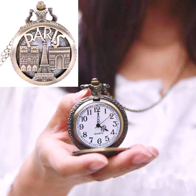 Original JAM SAKU PARIS KALUNG SAKU MODEL KUNO KADO ULANG TAHUN UNIK VINTAGE KOLEKSI Premium
