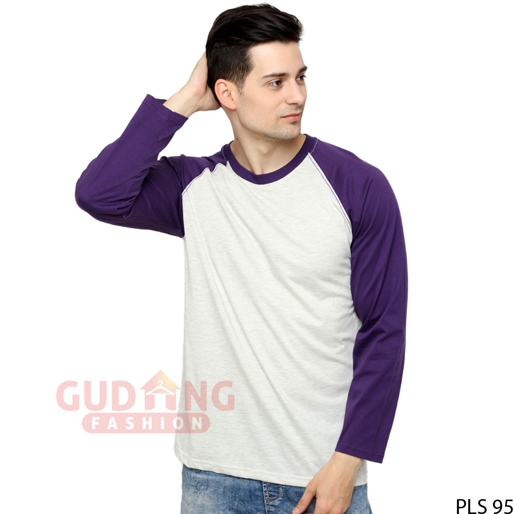 T Shirt Raglan Lengan Panjang - PLS 95