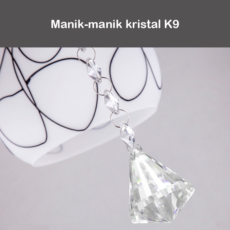 ✨ Garansi ✨Lampu plafon minimalis 3 In 1 Lampu Ruang Tamu Minimalis Lampu Gantung Plafon Desain Nordic modern Untuk Bohlam tidak termasuk
