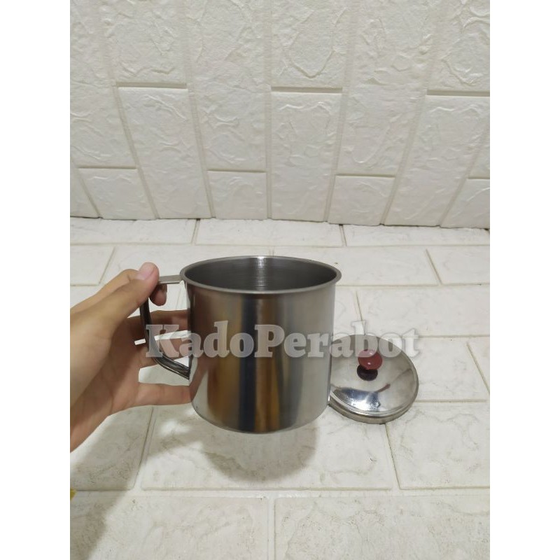 PROMO mug stainless - Promo Cuntang Murah - MUG STAINLESS TUTUP MURAH