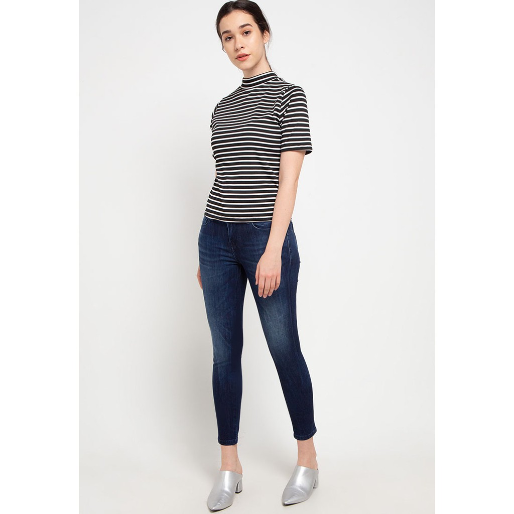 TRIPLE Ladies Celana Jeans Stretch Slim Fit (284 737 BWA) / Ramayana Jatinegara