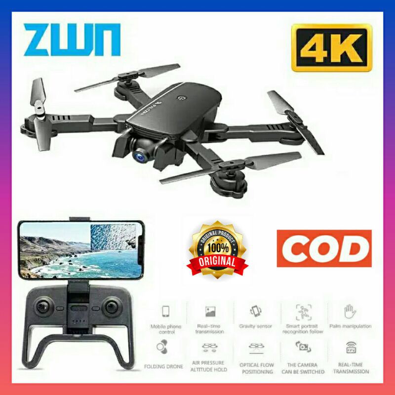 Drone Camera Quadcopter Mini Murah Drone Quadcopter 4K Dual Camera 1080p Bisa VR Mode Drone Kamera