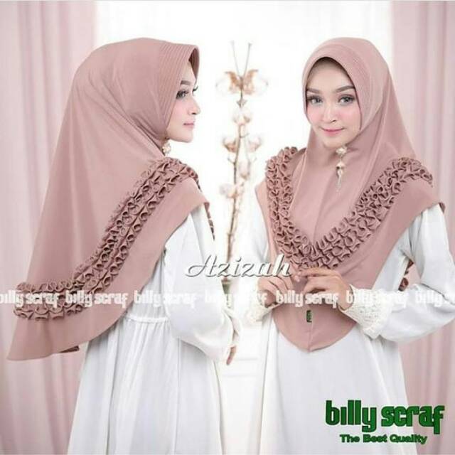 ORI BILLY SCARF JILBAB INSTAN AZIZAH