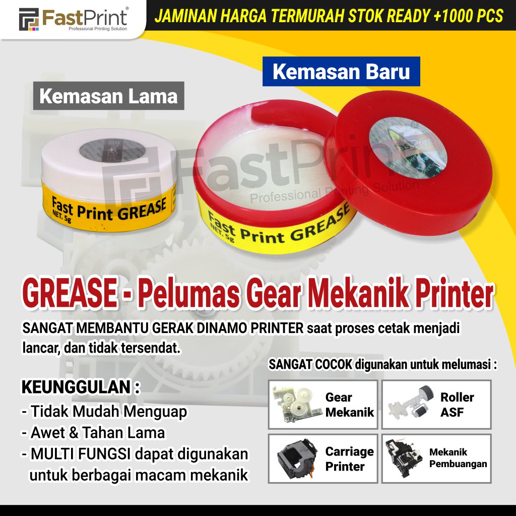 Fast Print Grease Pelumas Khusus Gear Mekanik Printer