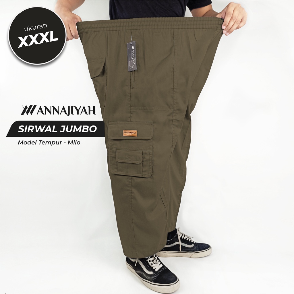 Celana Sirwal Tempur JUMBO XXXL model Cargo dan Outdoor