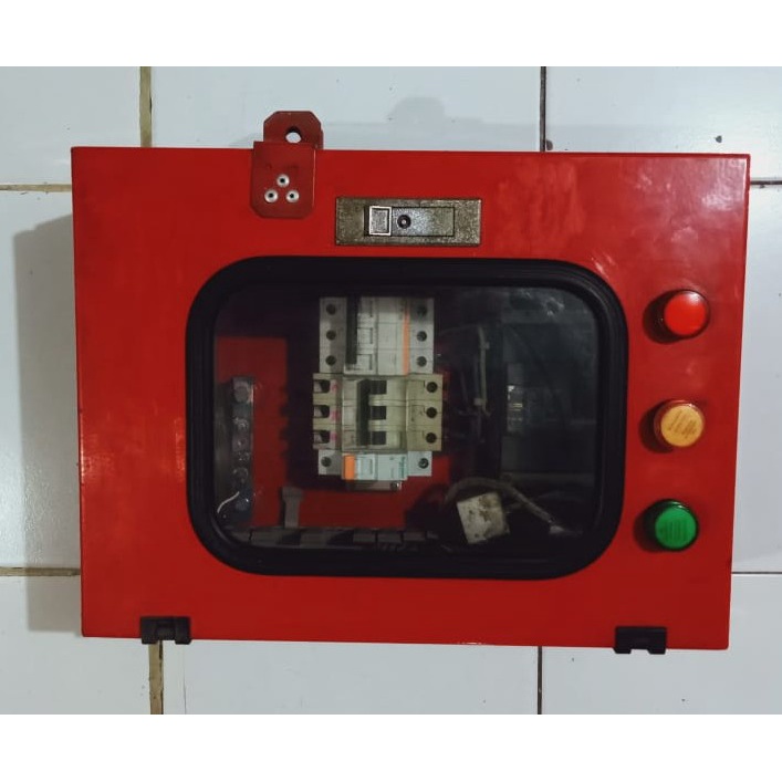 Panel Listrik 3 phase + Breaker Merlin Gerin + 3 MCB