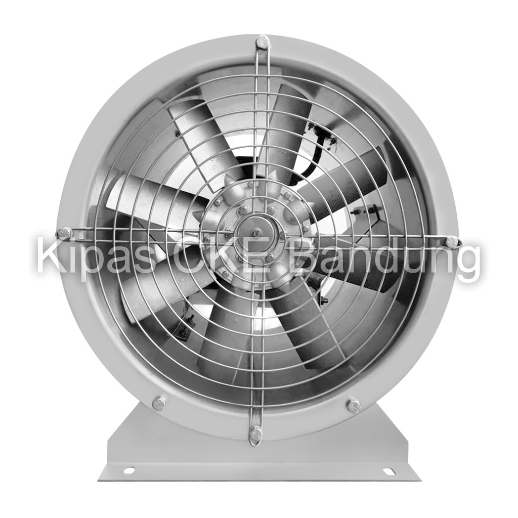 Axial Fan Drum CKE 16 Inch Industri 380v AFD-400GLV/8/0.55/4-HJ Blower Gedung Gudang Pabrik Restoran