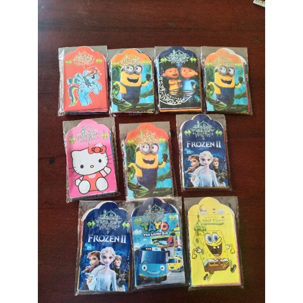 

Amplop lebaran karakter 1pc isi 10 random