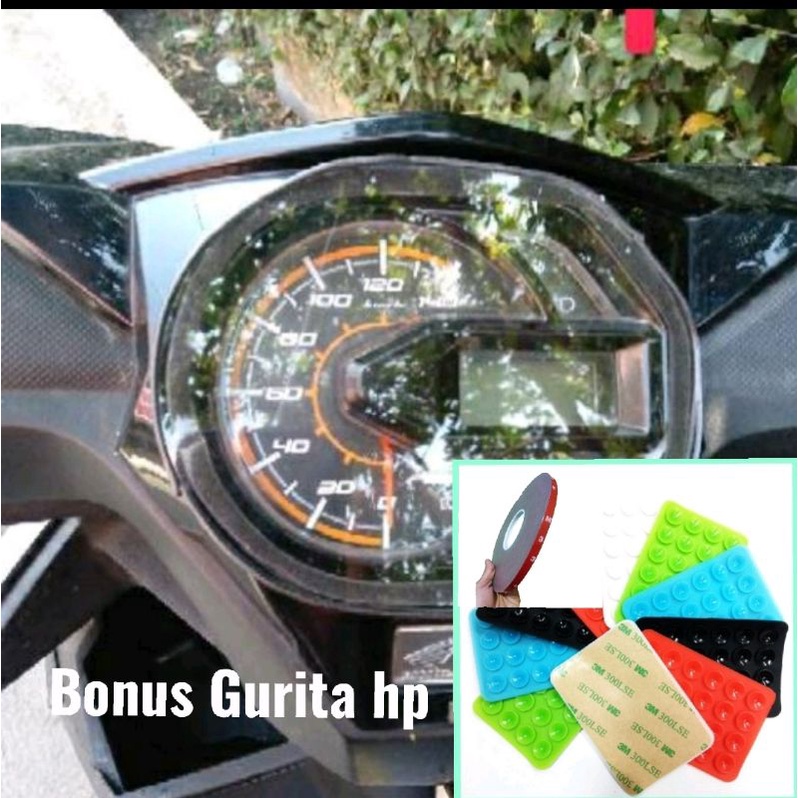 Holder hp speedometer akrilik  motor honda Beat