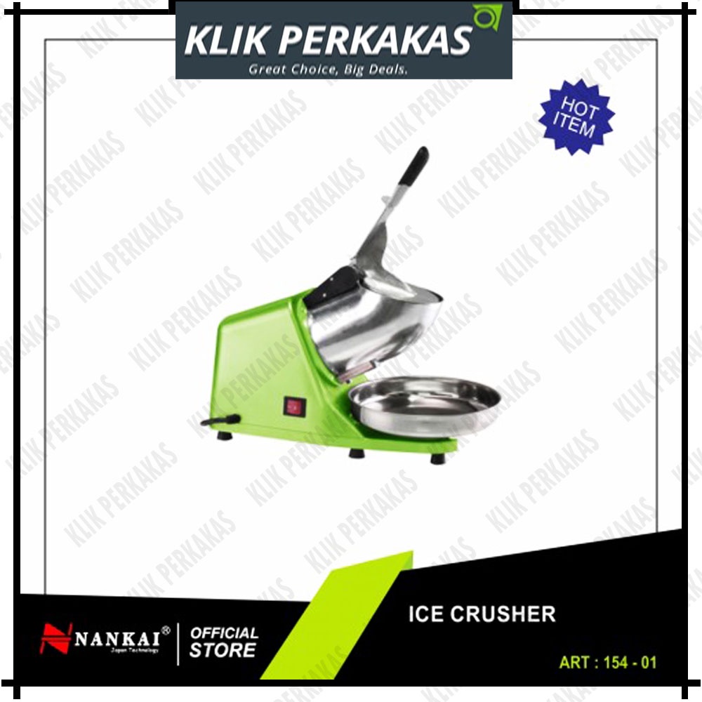 Nankai Mesin Serut Es Listrik Ice Crusher / Penghancur Es