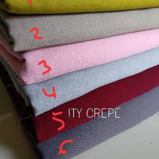 Bahan Kain Ity Crepe Sketsa