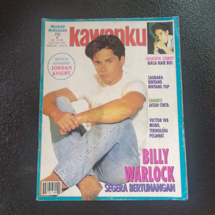 Majalah Kawanku No.19 1992 Billy Warlock