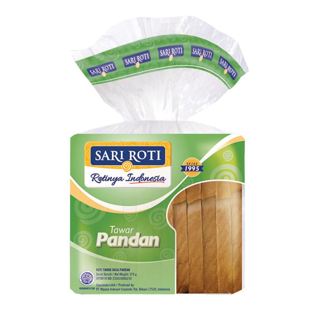 

Roti SARI ROTI PANDAN 370 gr