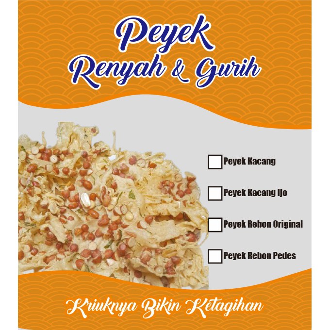 

peyek kacang krewel