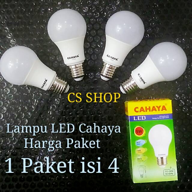 Lampu LED 5watt paketan 4pcs