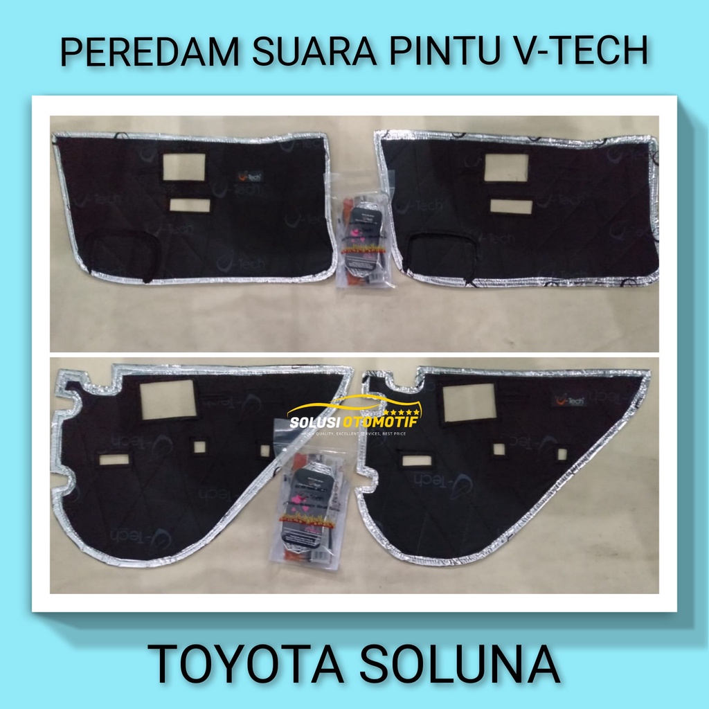 TOYOTA SOLUNA 1994-2002 Peredam Suara Pintu Aksesoris Variasi Mobil VTECH Ori Plug n Play