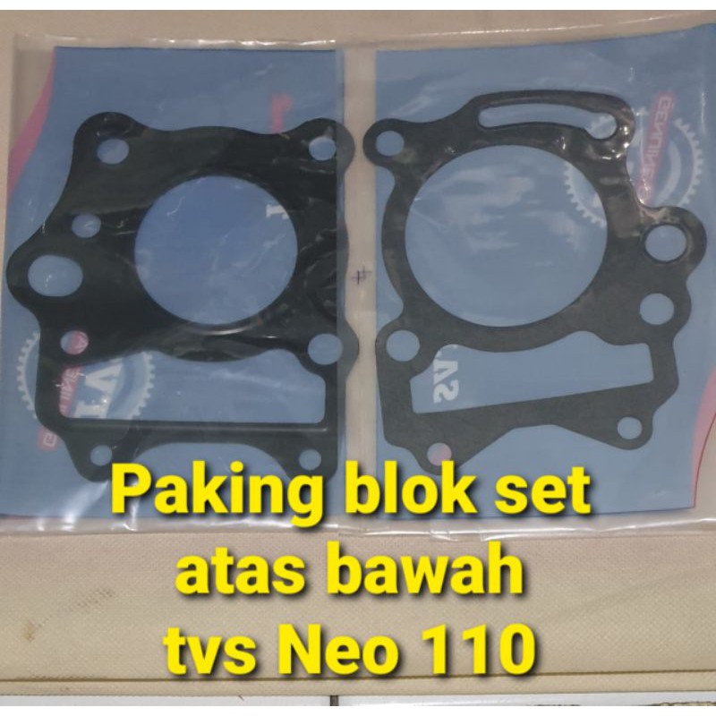 Paking blok set TVS NEO 110 Original