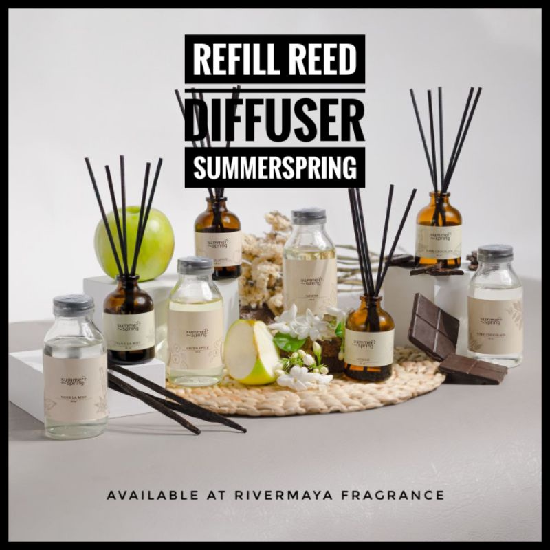 Refill Reed Diffuser Pengharum Ruangan Summerspring / Refil Parfum Ruangan