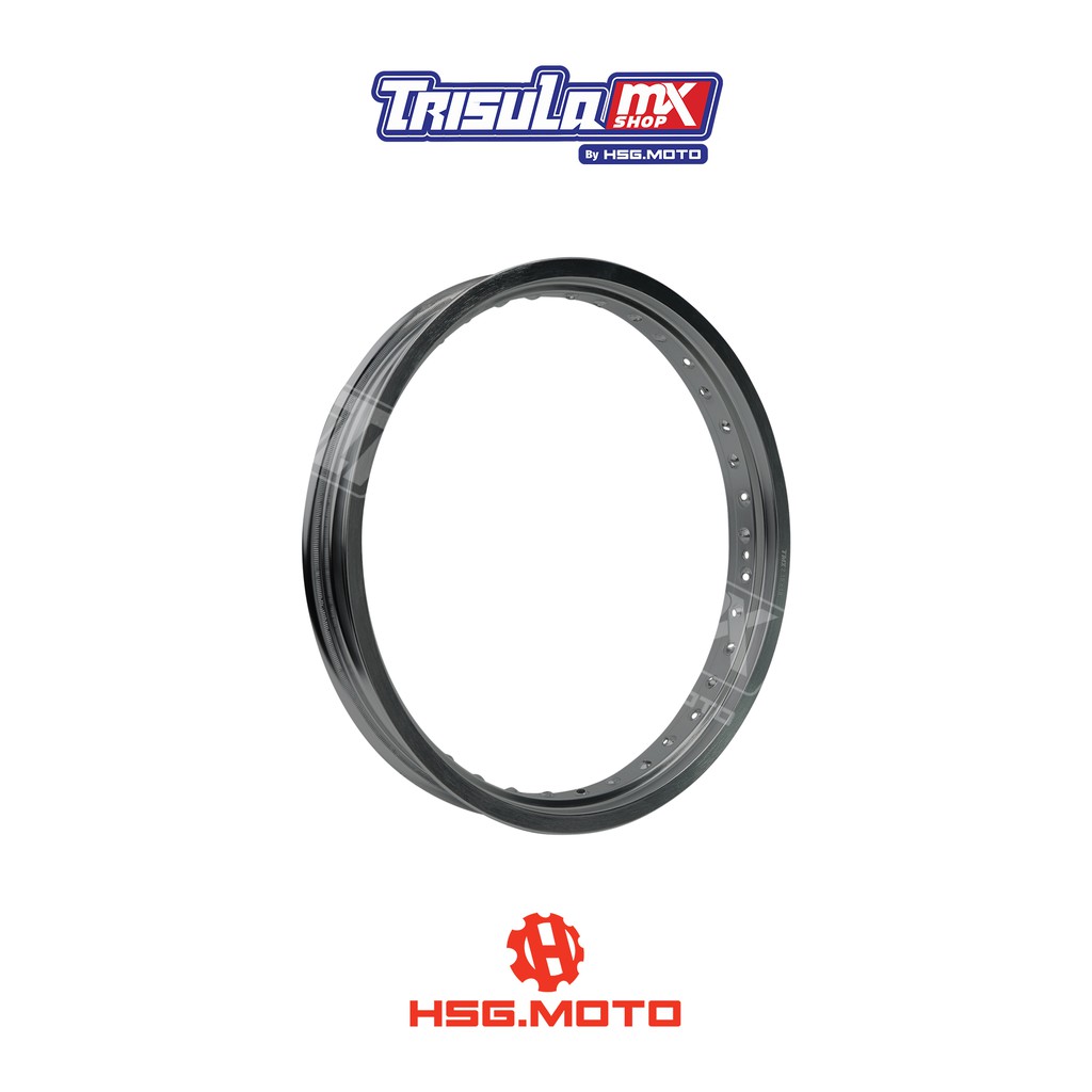 VELG TRAIL BELAKANG TMX ALUM MT RIM 2.15x18 36H - GRAY
