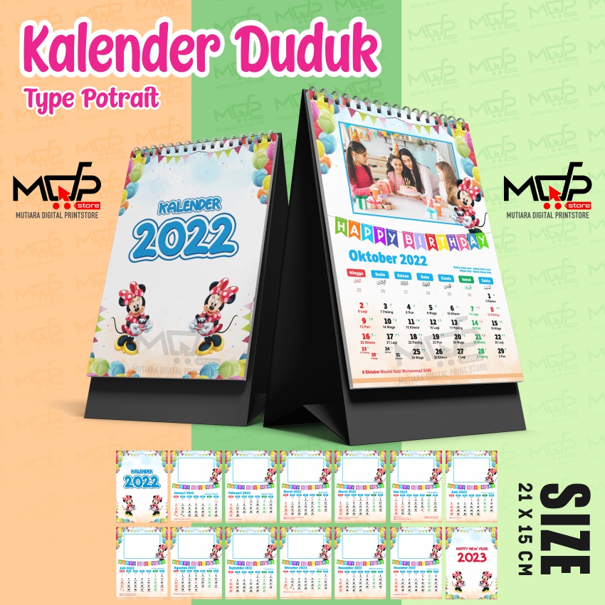 Jual KALENDER MEJA 2023 A5 CUSTOM PORTRAIT KALENDER DUDUK FOTO ...