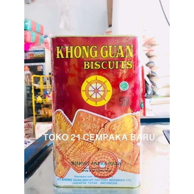 

Khong Guan Biskuit Kaleng Merah 1600 Gram Khong Guan Murah 1600G 1.6