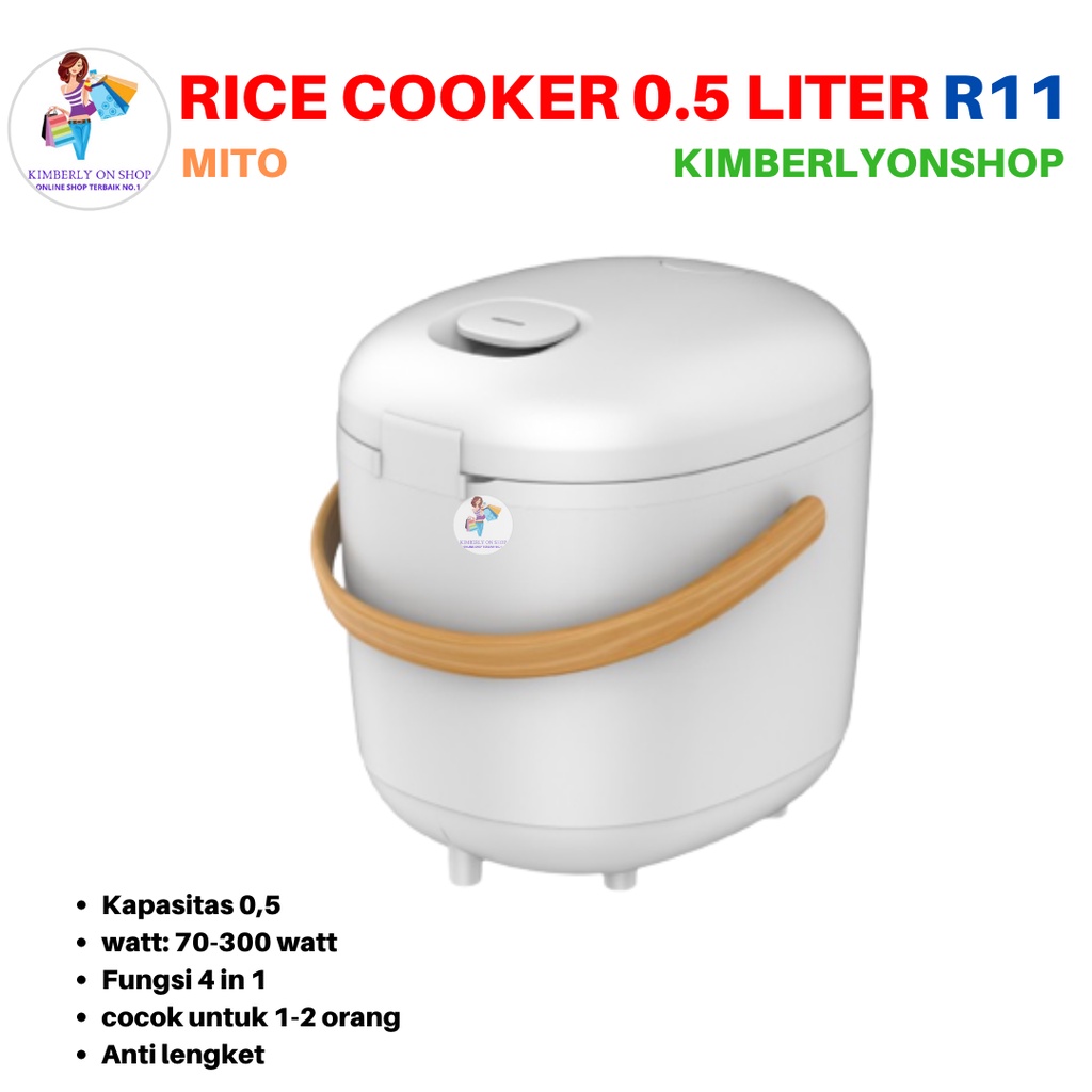 Rice Cooker Mini Digital Penanak Nasi 0,5 L R11 Mito