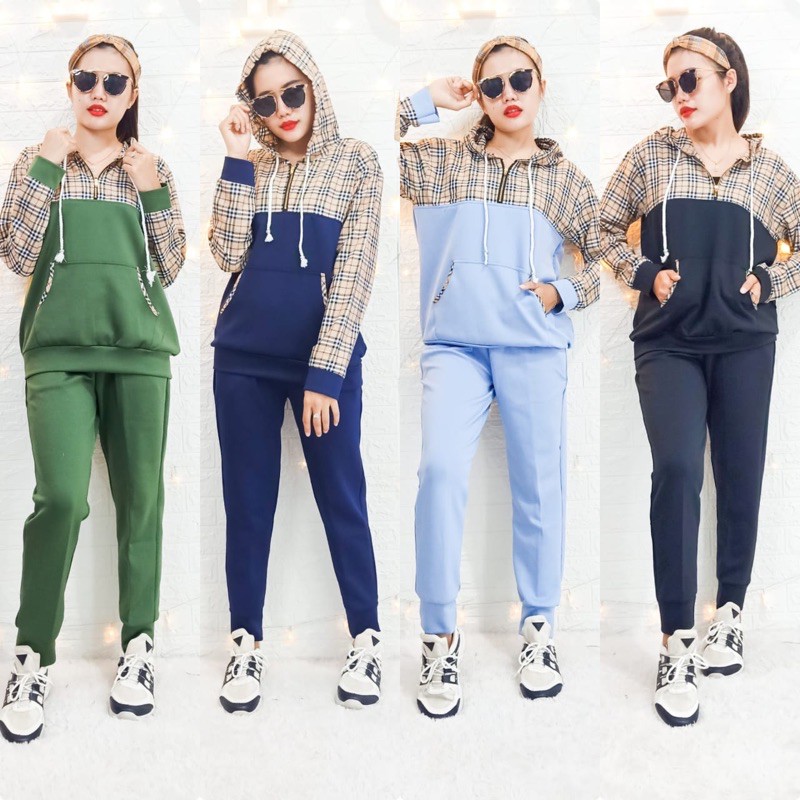 Setelan HodieMix▪️Setelan Trendy▪️Setelan Olahraga▪️Setelan Hangout▪️ScubaPremium MixKatun Burberry