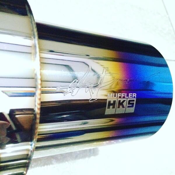 Knalpot muffler racing mobil HKS hi power hipower rainbow Jasma