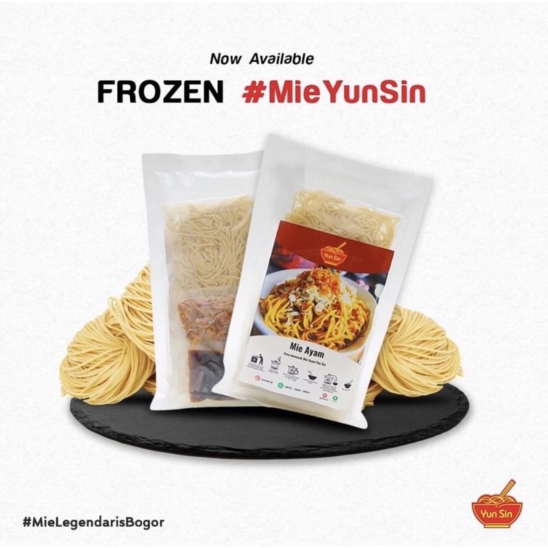 

FROZEN Mie Yun Sin Bakmie Bakso Babi Ikan Sapi Sahabat Yunsin Legendaris Bogor