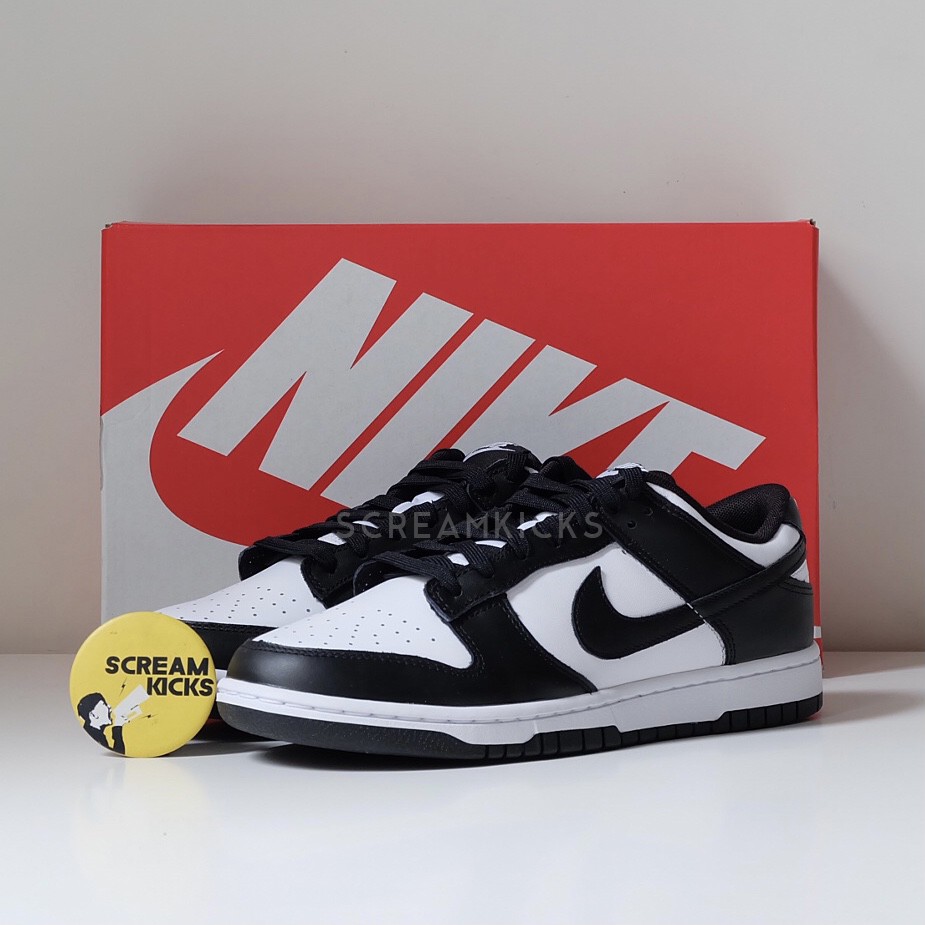 Jual Nike Dunk Low Retro Black White 