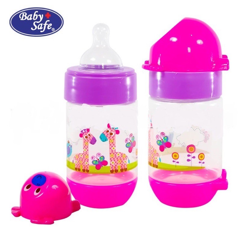 Baby Safe Wide Neck Feeding Bottle 125ml AP003 - Botol Susu Bayi