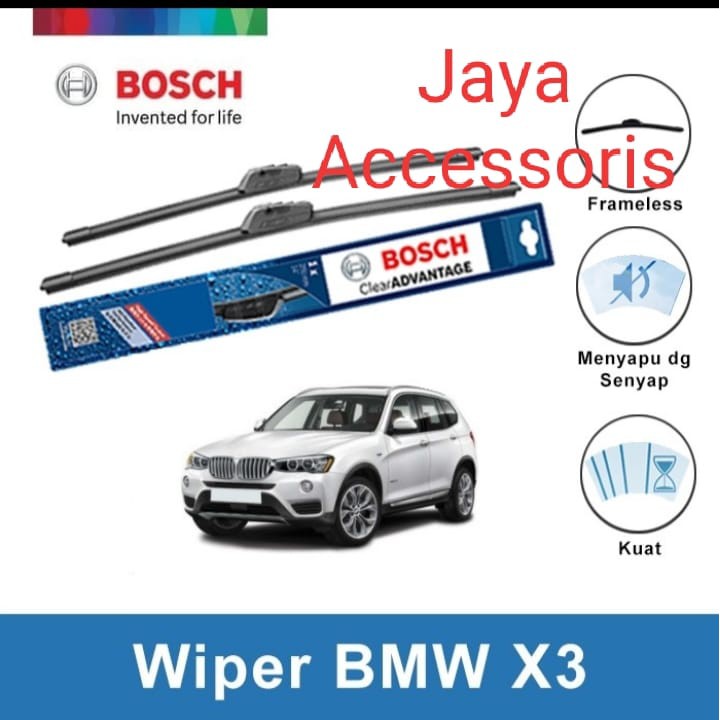 Wiper BOSCH Frameless New Clear Advantage BMW X3 22" & 20"